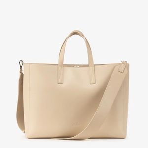 Calpak Haven Laptop Tote Bag Birch Beige